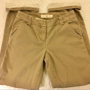 J Crew Flannel Lined Khaki Chino Pants